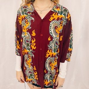 men’s vintage guess shirt